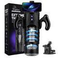 AI Sync Male Masturbator for Men – Automatic Thrusting & Rotating Male Stroker with Handle, 7 Vibration Modes, APP Control, Hands-Free Suction Cup, Interactive Penis Pump Adult Toy