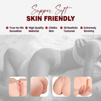 Realistic Sex Doll for Men Pocket Pussy - 7.28 LB Soft Skin Feel Male Masturbator with Dual Entry, Compact & Reusable Adult Pleasure Toy Pink