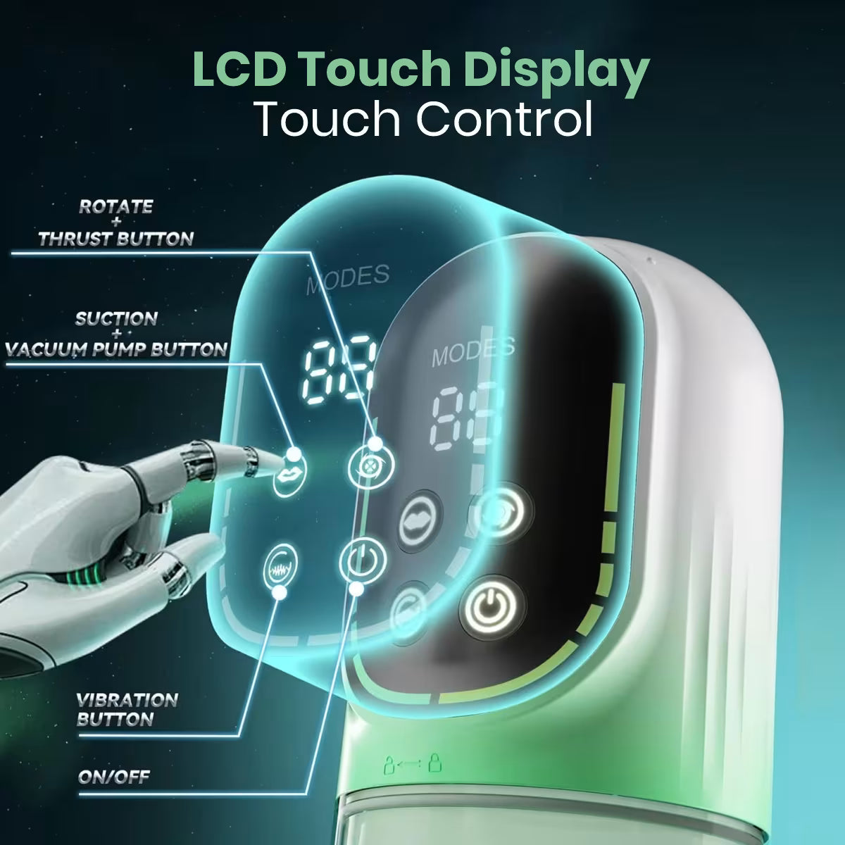 Automatic Male Masturbator Penis Pump, Male Sex Toys for Men Sex Toy Adult Toys Pocket Pussy Stroker Masturbators with 3 Pump & 7 Thrusting Rotating Vibrating Sucking Sex Machines & Devices (Black)