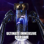 AI Sync Male Masturbator for Men – Automatic Thrusting & Rotating Male Stroker with Handle, 7 Vibration Modes, APP Control, Hands-Free Suction Cup, Interactive Penis Pump Adult Toy