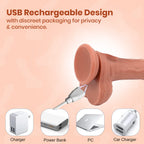 7 Inch Girth Huge Thick Dildo, Dual Density Silicone Dildos with Strong Suction Cup, G-spot Realistic Dildo Anal Sex Toys for Men and Women